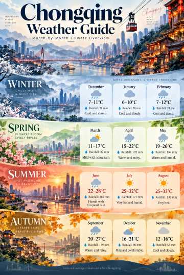 Chongqing Weather by Month