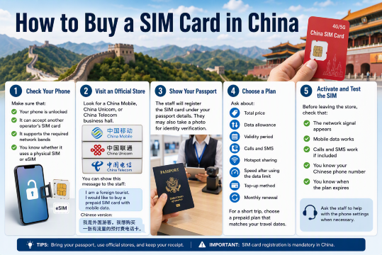 How to Buy a SIM Card in China