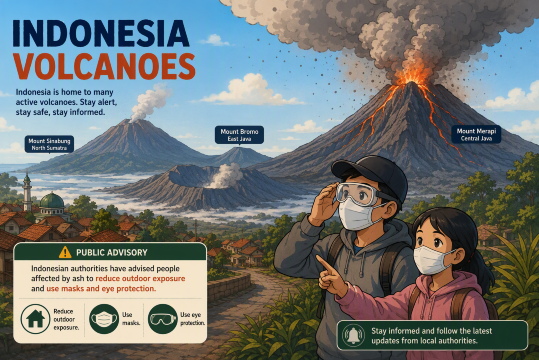 Indonesia Volcano