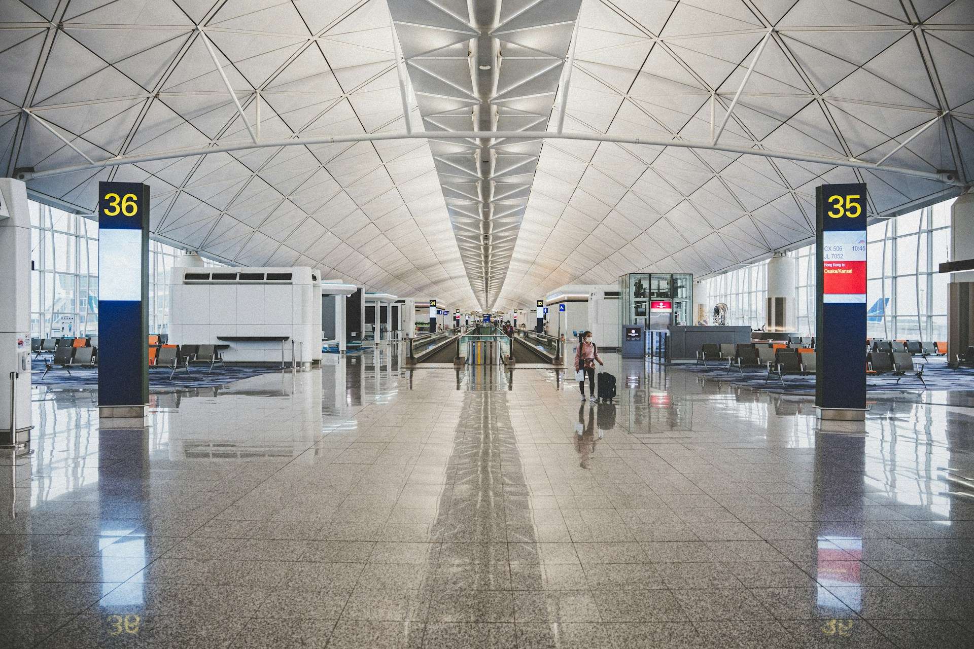 香港国際空港のターミナルは現在1つ