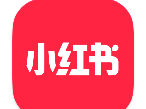 Иконка соцсети Xiaohongshu (RedNote) для поиска мест и кафе в Китае