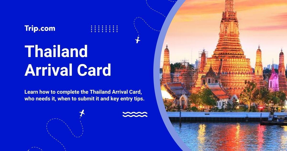 Thailand Arrival Card