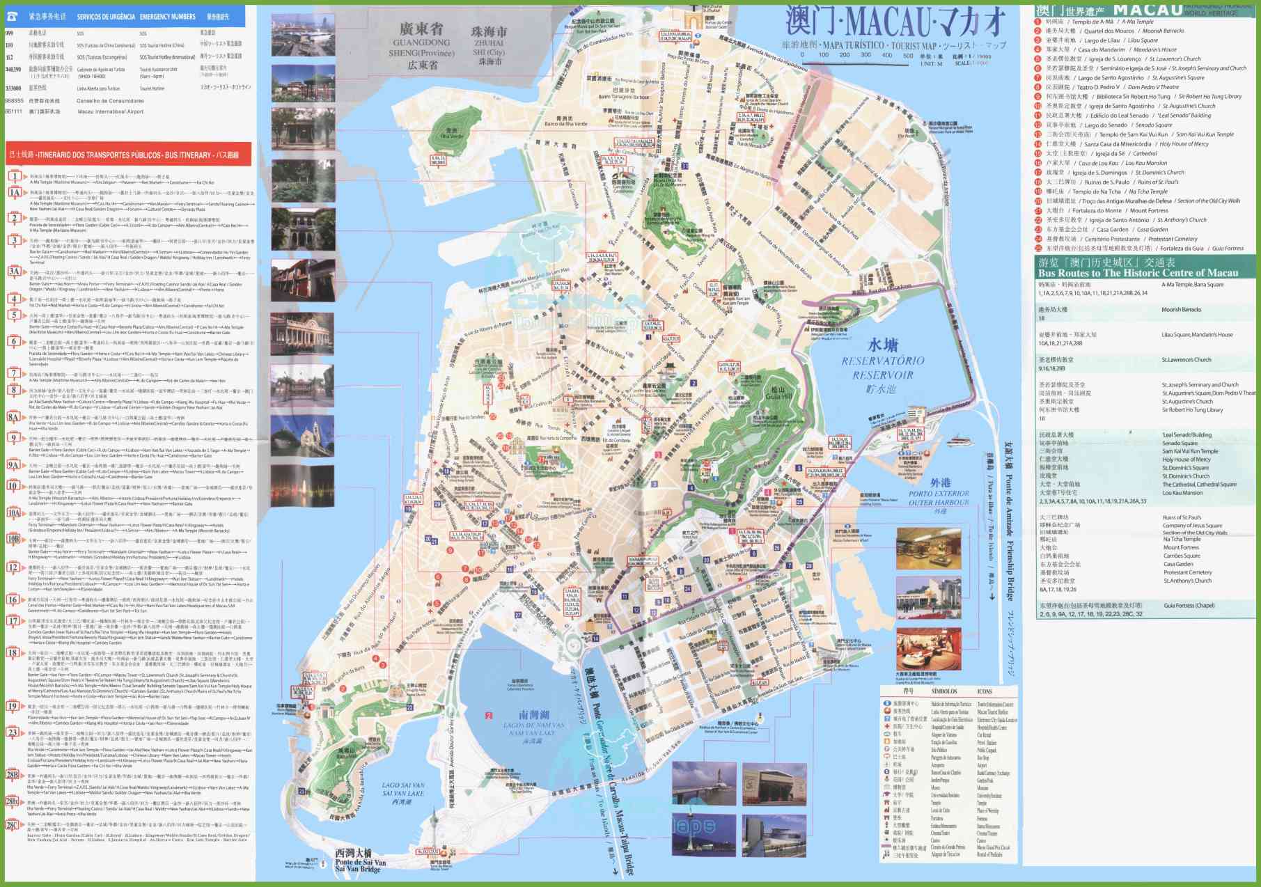 Macau Bus Map