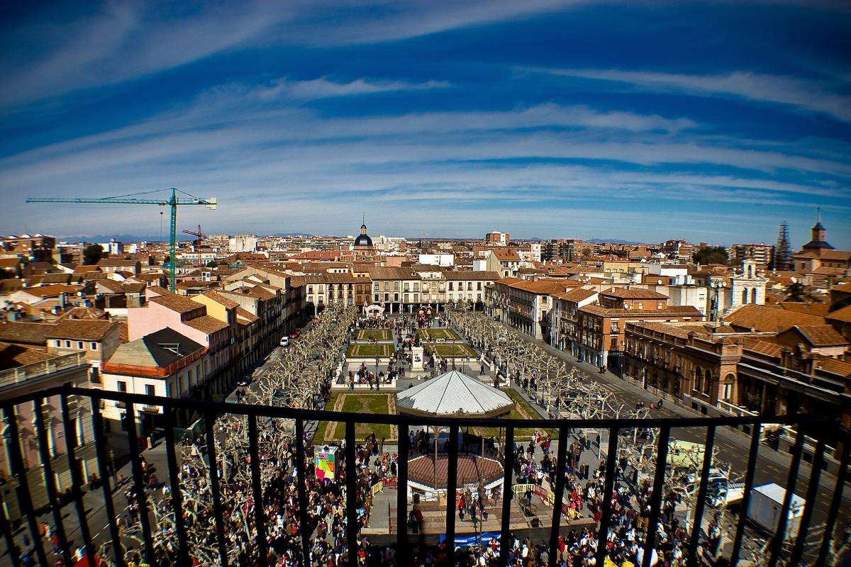 La Plaza de Cervantes en Alcalá de Henares