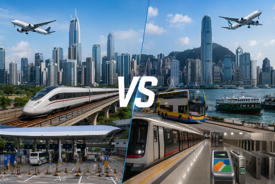 Shenzhen vs Hong Kong transport