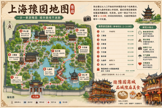 上海豫园地图