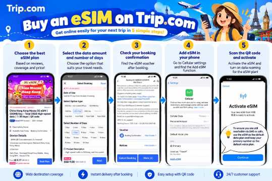 Buy an eSIM on Trip.com