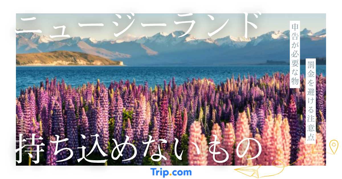 ニュージーランド 持ち込み禁止
