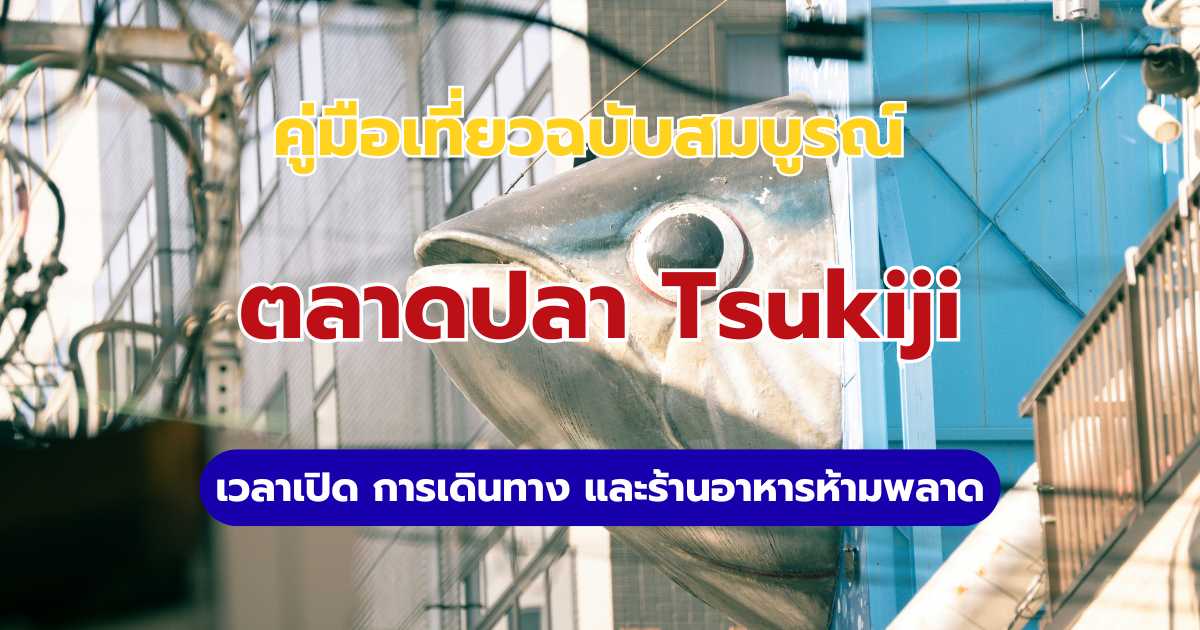 ตลาดปลา Tsukiji โตเกียว 2569 คู่มือเที่ยวตลาดนอก พิกัดร้านดัง & วิธีเดินทาง | Trip.com