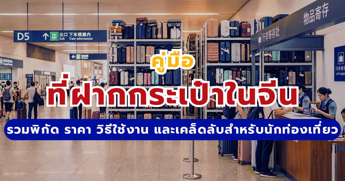 ที่ฝากกระเป๋าในจีน