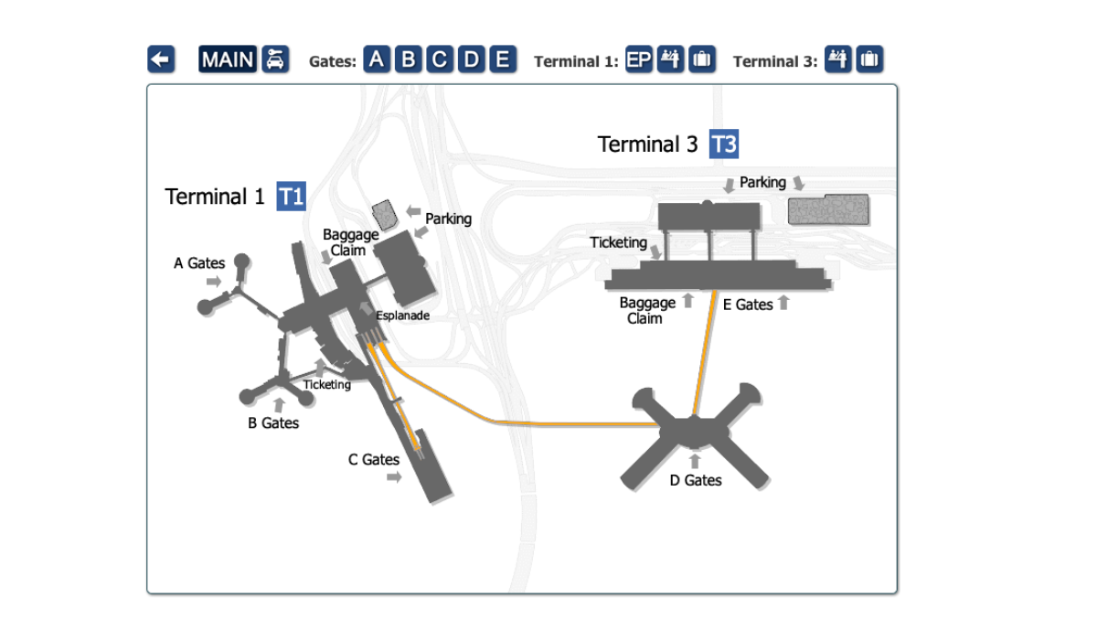 Las Vegas Airport Shuttle: Pick Up Point