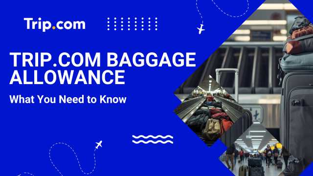 Trip.com Baggage Allowance Cover