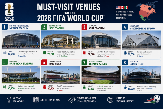 Must-Visit Venues for the 2026 FIFA World Cup
