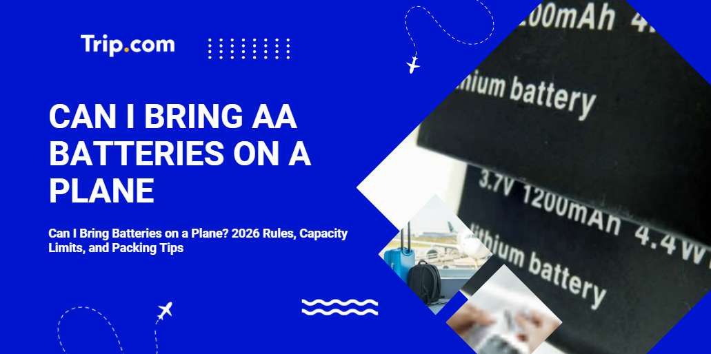 Can I Bring Batteries on a Plane? 2026  Rules, Capacity Limits, and Packing Tips | Trip.com