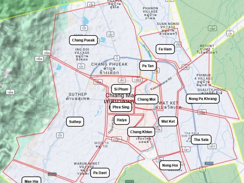Chiang Mai Map