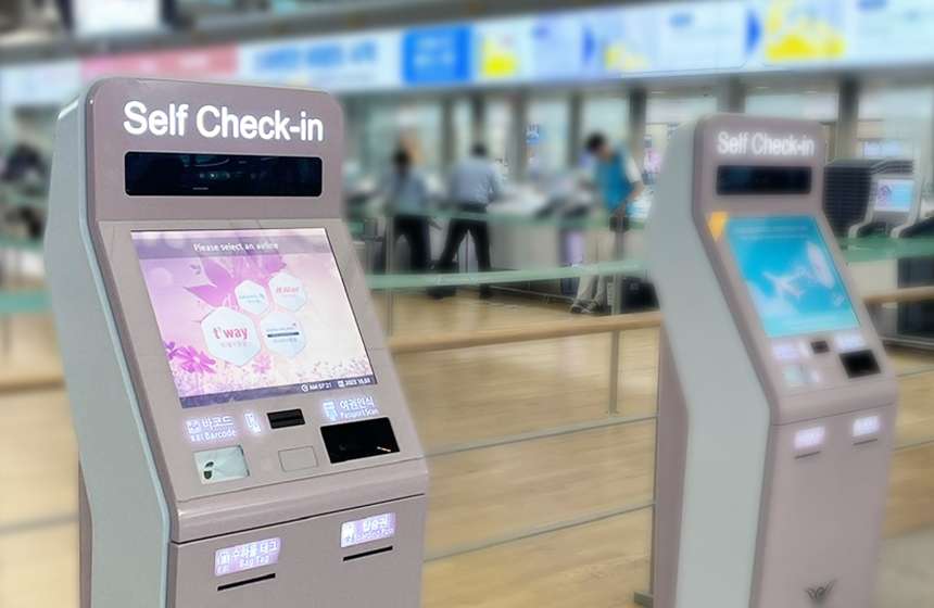 인천공항 키오스크 체크인
