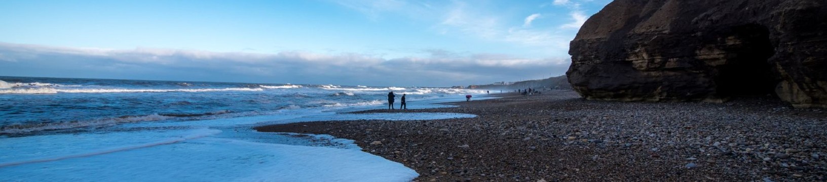 Trains to Seaham Beach for a breezy beach break
