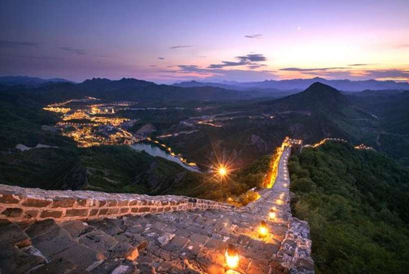Gubei Water Town - Simatai Night Wall Experience