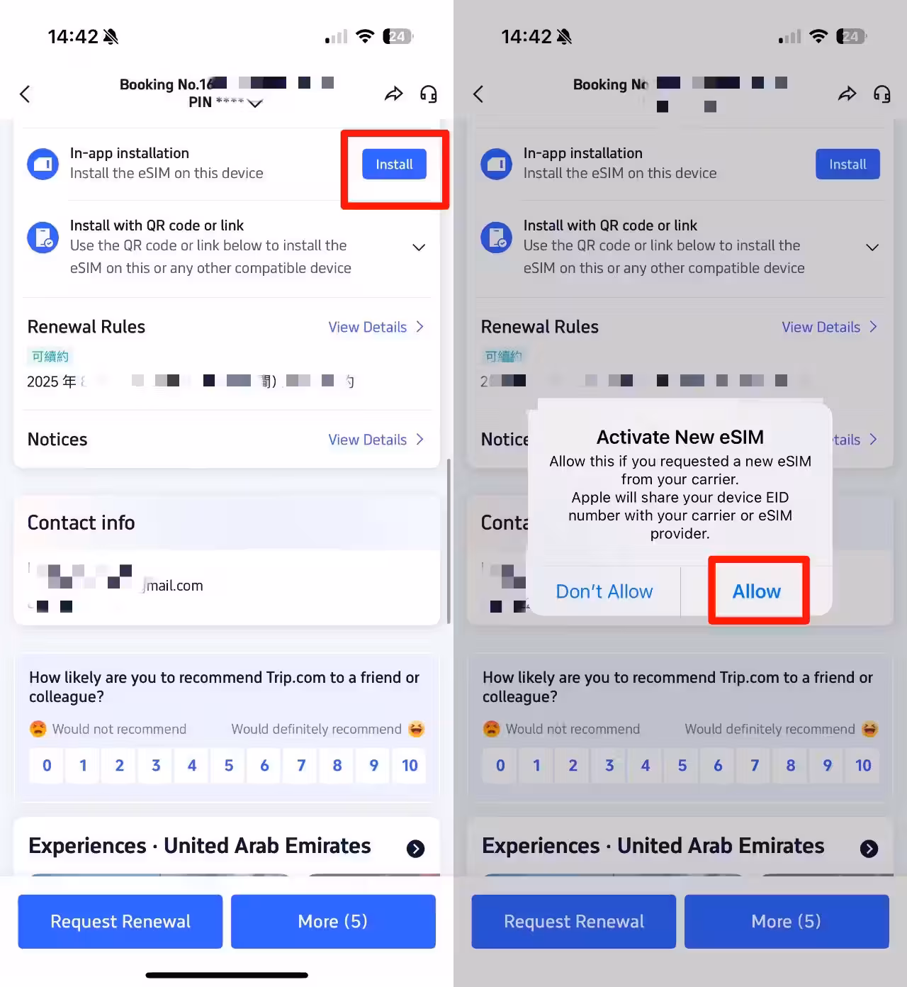 Cara Mengaktifkan eSIM Trip.com