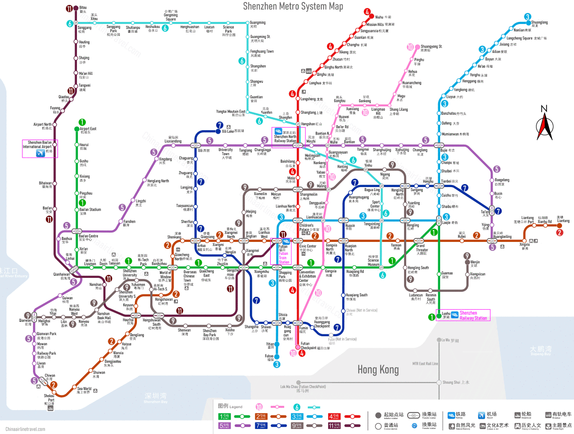 Bandara Shenzhen ke Pusat Kota: Metro, Taksi, Bus & DiDi