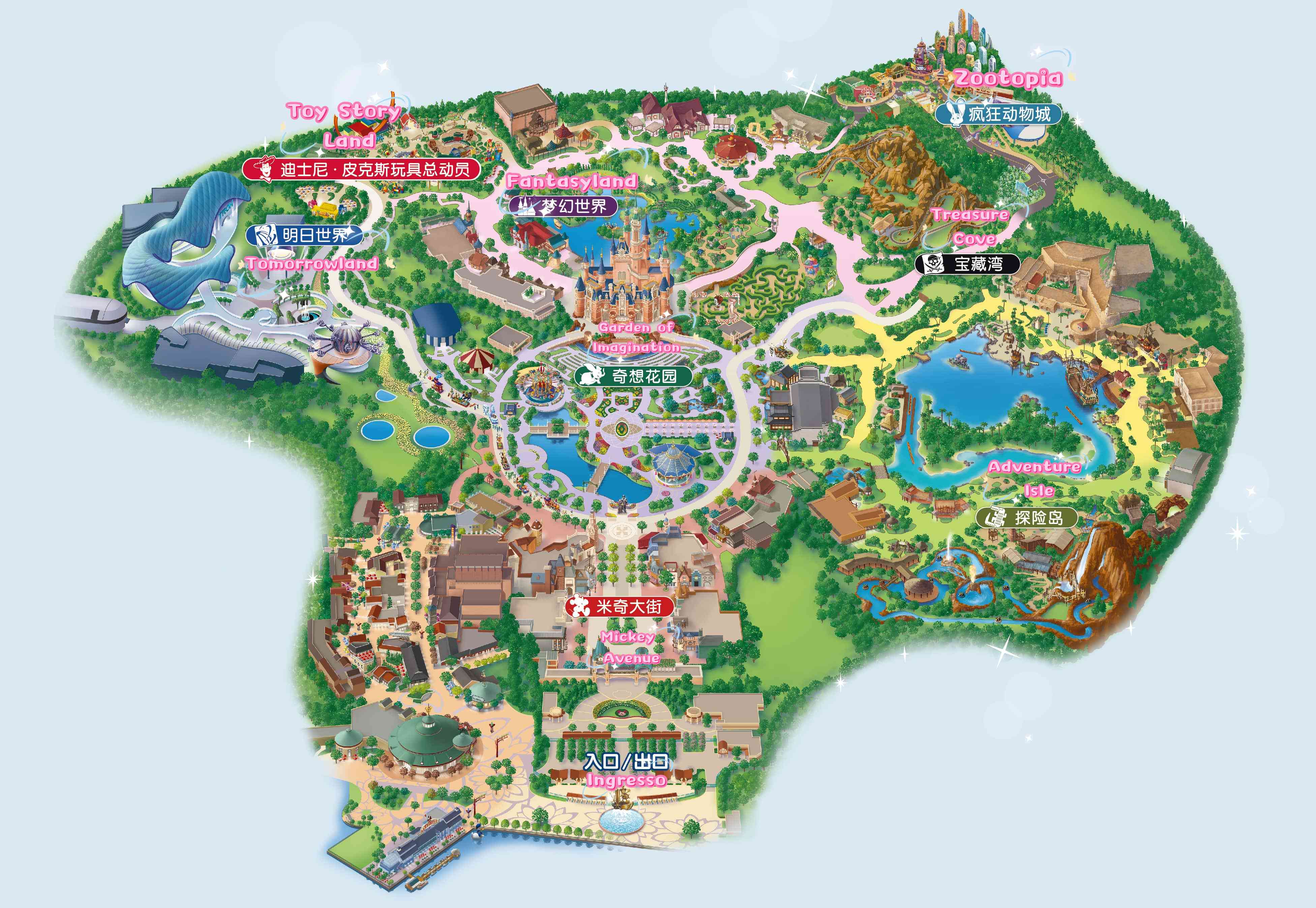 Disney mappa
