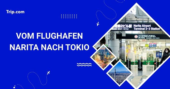 Vom Flughafen Narita nach Tokio
