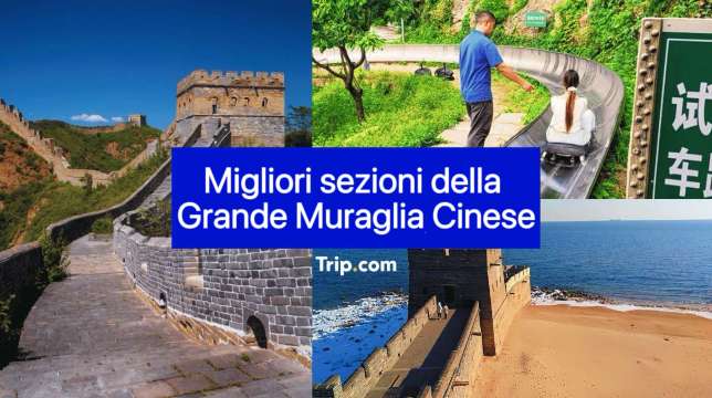 Migliori sezioni della Grande Muraglia Cinese da Pechino