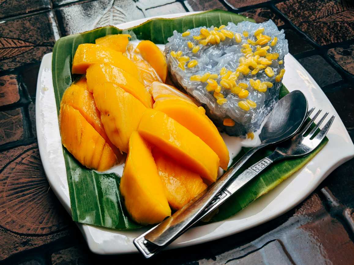 泰国餐：芒果糯米饭