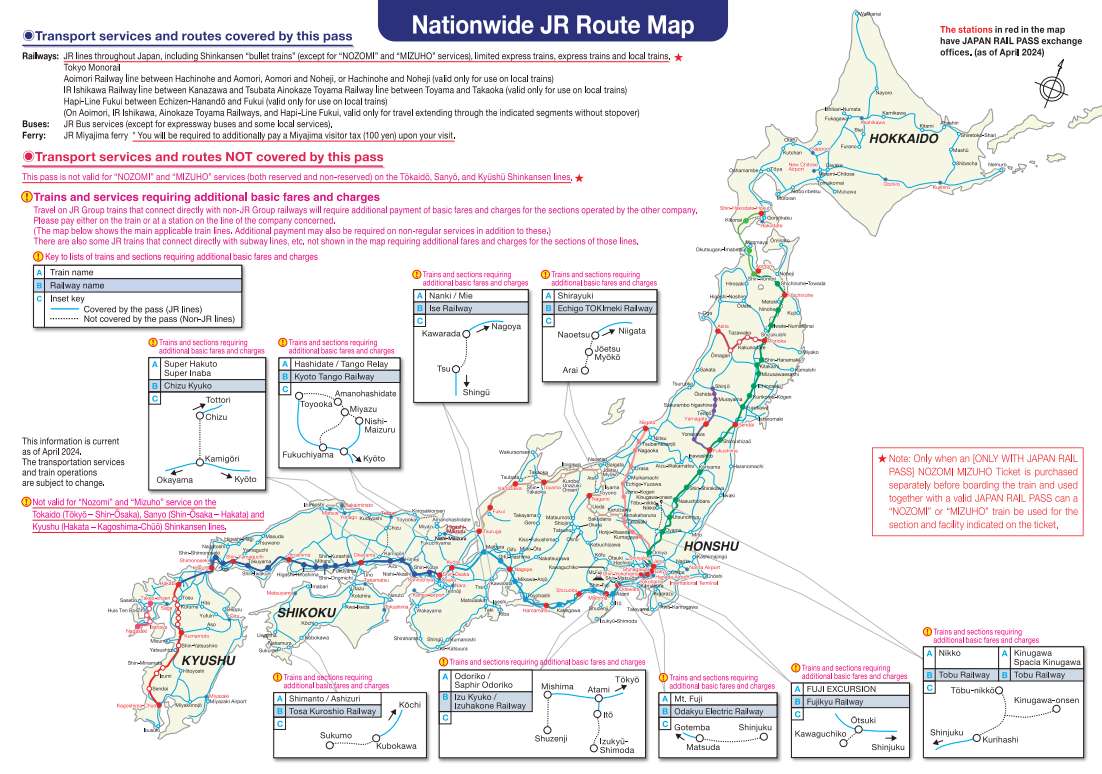JR Train Map