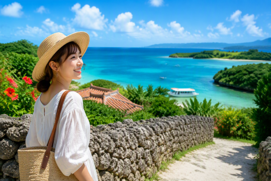 石垣島の日本人女性