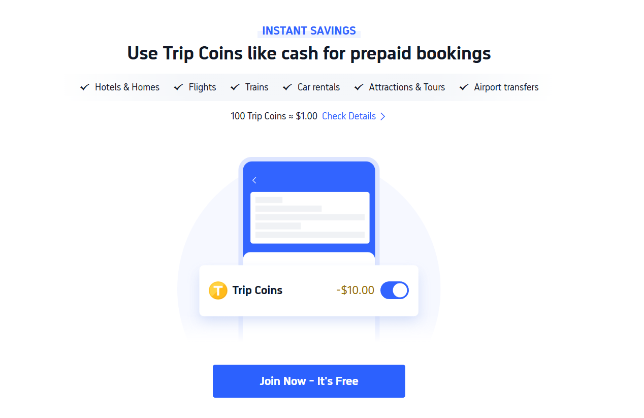Book for Flexible Check-In on Trip.com