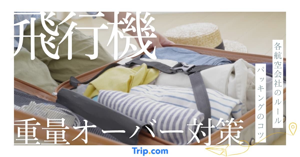 飛行機の荷物が重量オーバー！支払い料金はいくら？対策はどうする