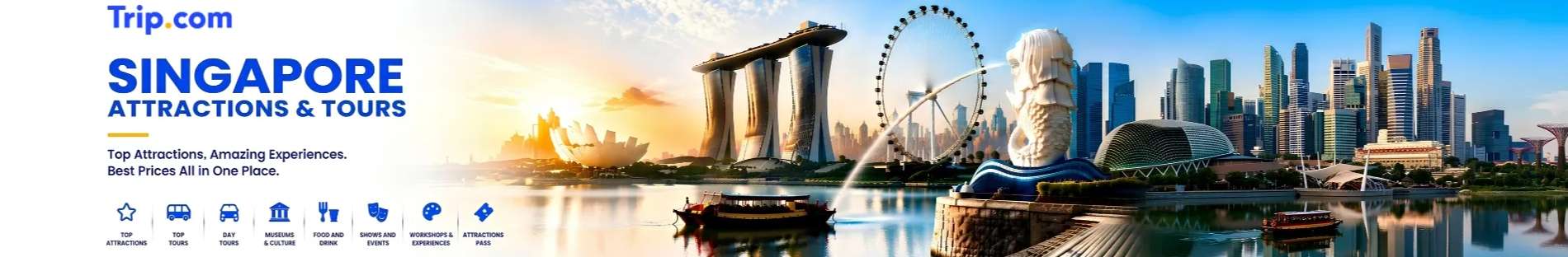 Trip.com Promo Code Singapore: Singapore Attractions and Tours