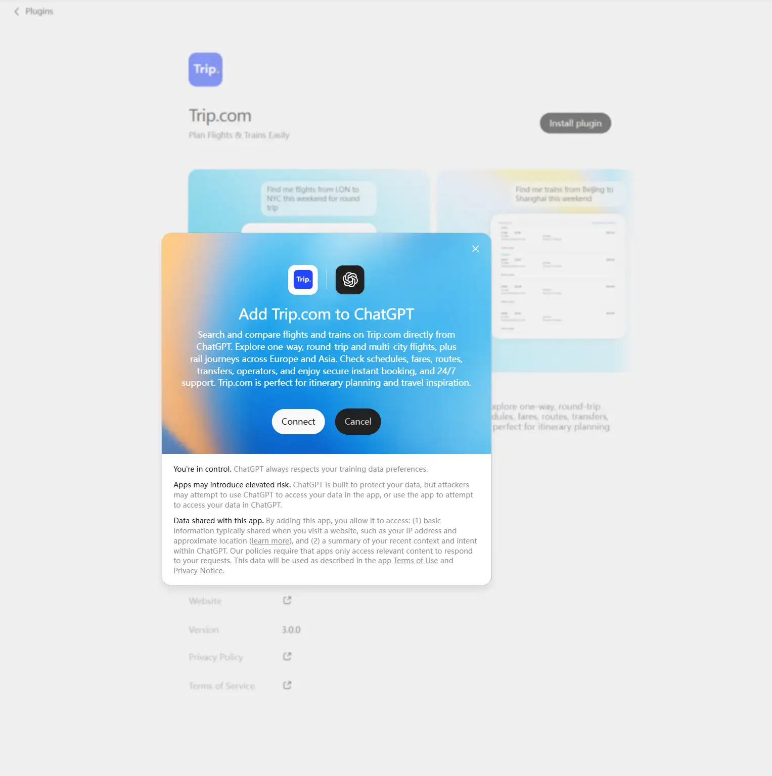 Try in chat with Trip.com