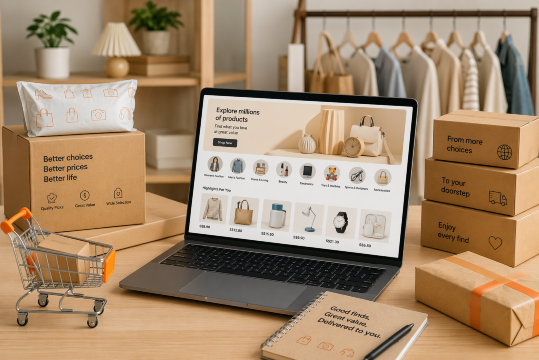 shopping online on Taobao
