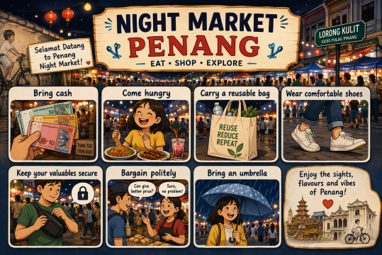 Penang Night Market Tips