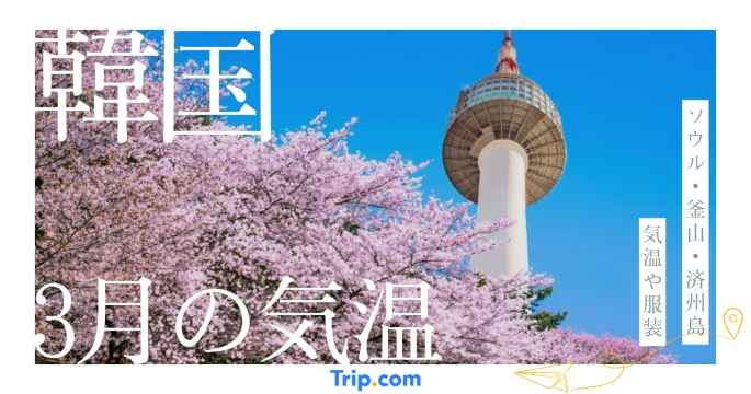 韓国の3月の気温は寒い？服装や持ち物を解説