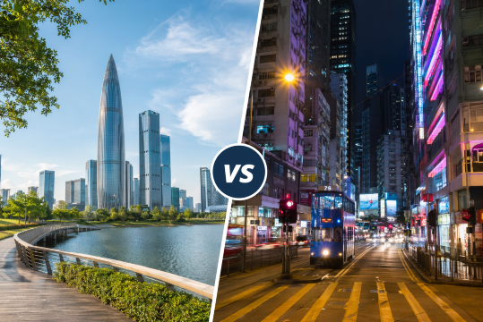 Shenzhen vs Hong Kong vibe