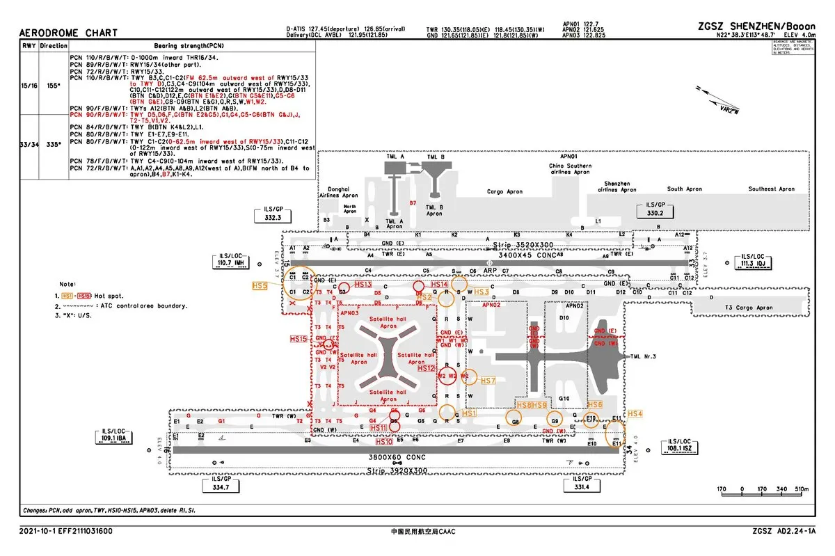 Shenzhen Airport Terminal Map