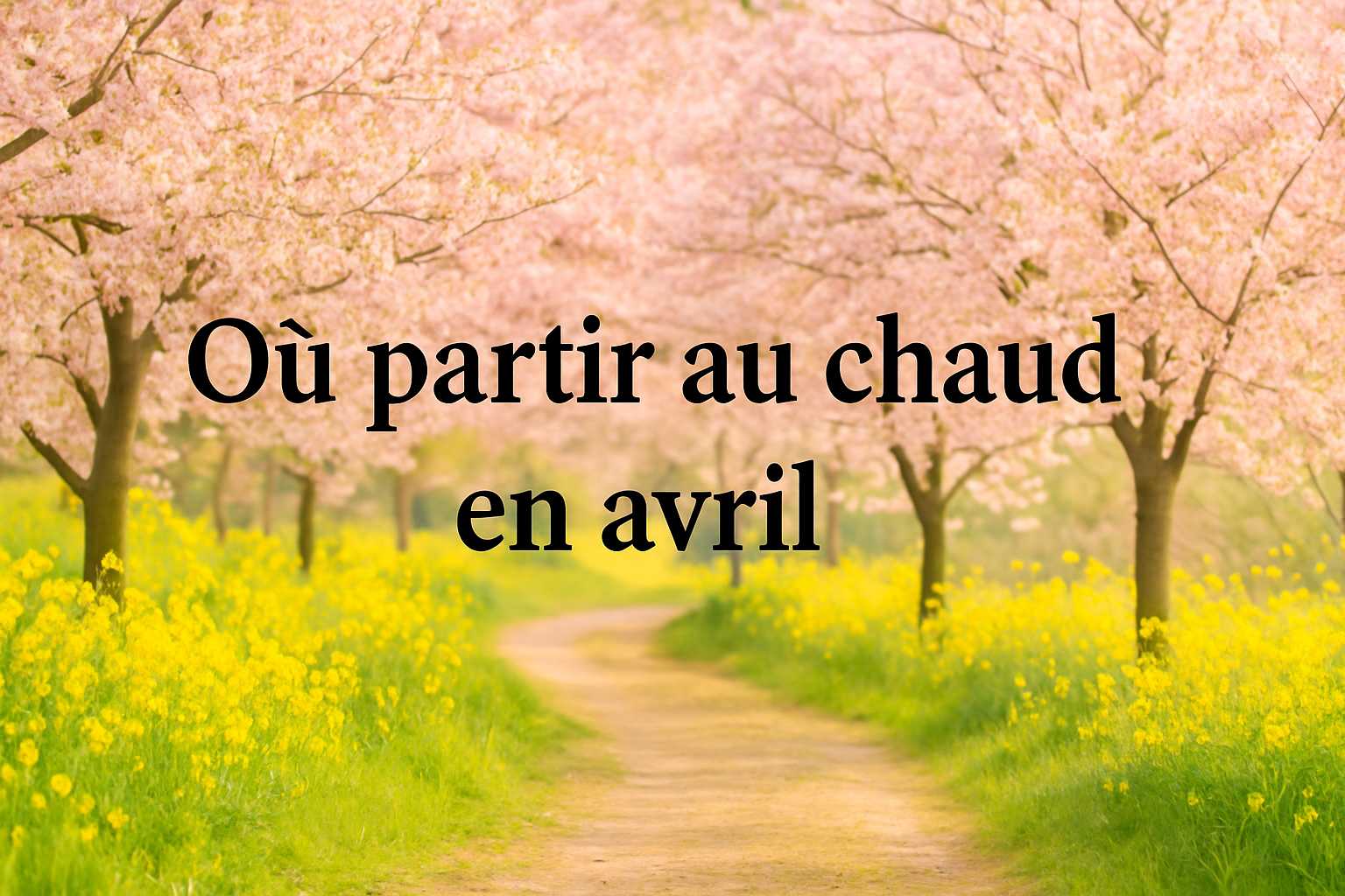 Partir au chaud en avril