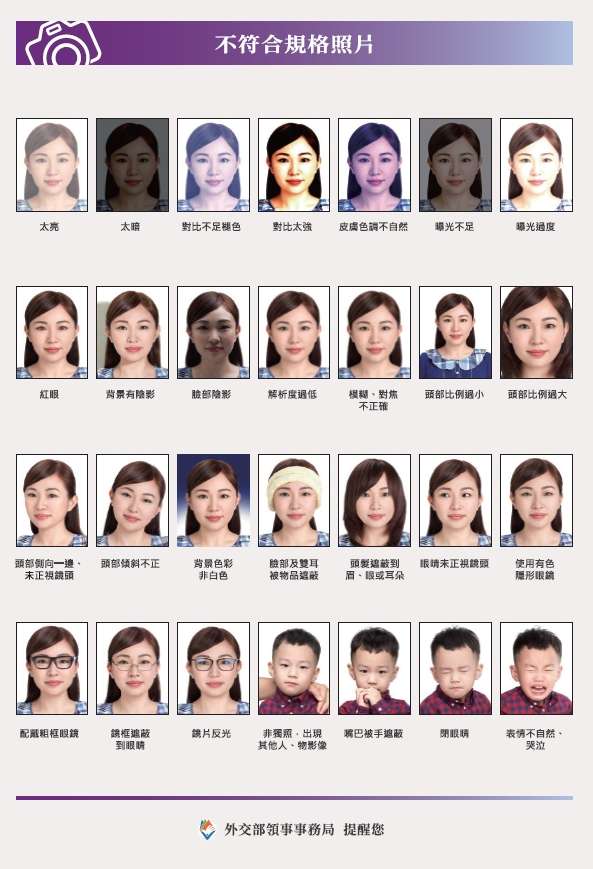 嬰兒護照照片規定一次看懂