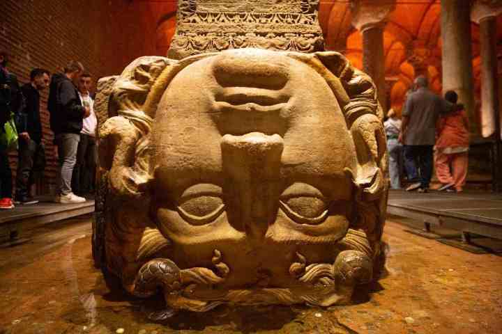 цистерна базилика стамбул, что тут смотреть