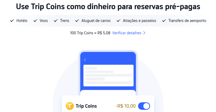 Como usar as Trip Coins