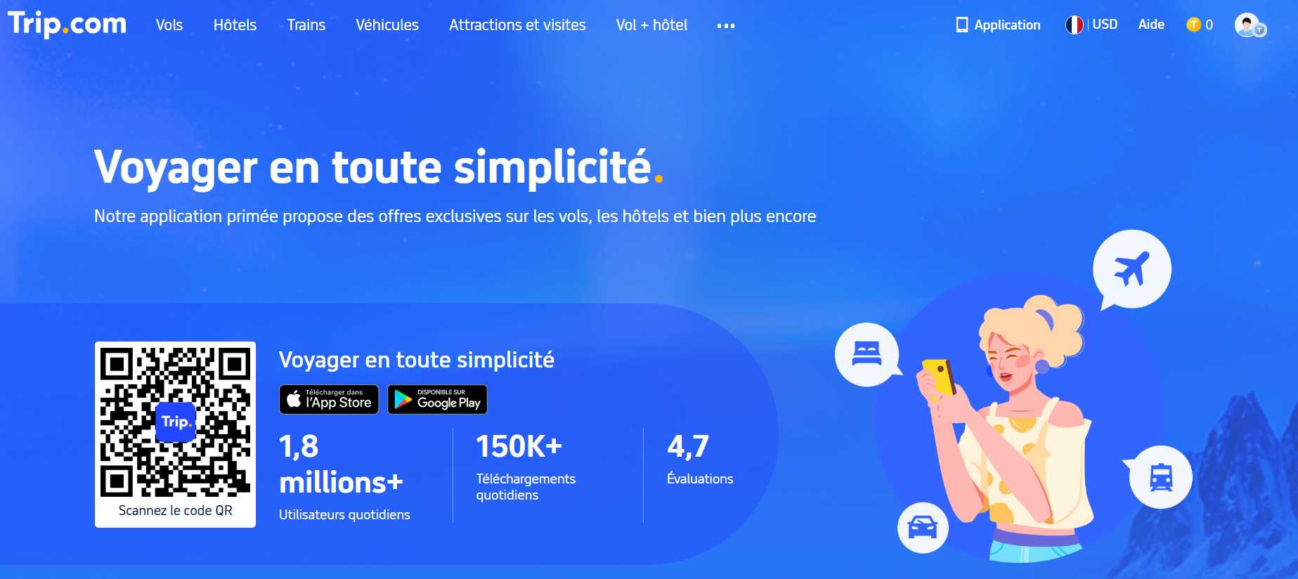 Planifiez votre voyage en train en Chine avec Trip.com