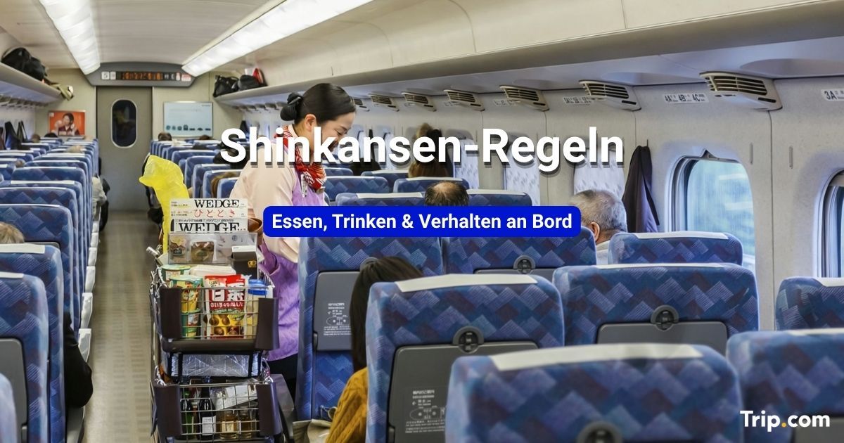 Shinkansen-Regeln: Essen, Trinken und Verhalten an Bord