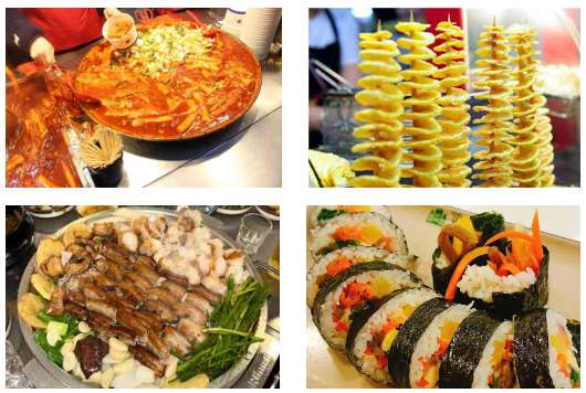 弘大夜市与街头小吃