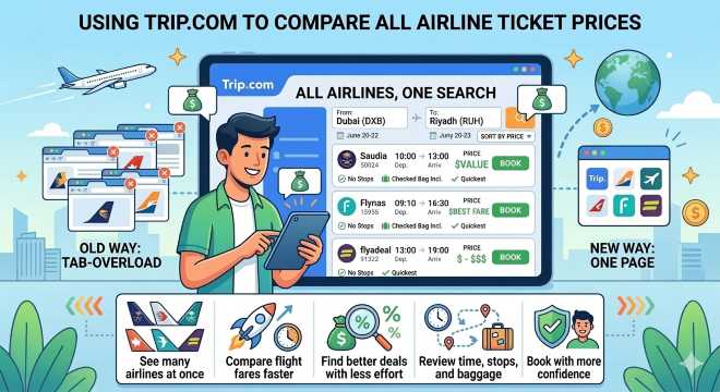 6 Tips For Cheapest Air Fare Tickets Saudi Arabia | Trip.com