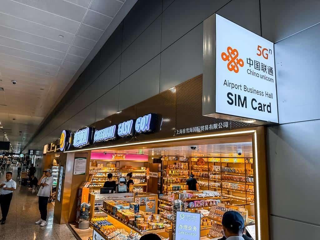Sim Card Airport China