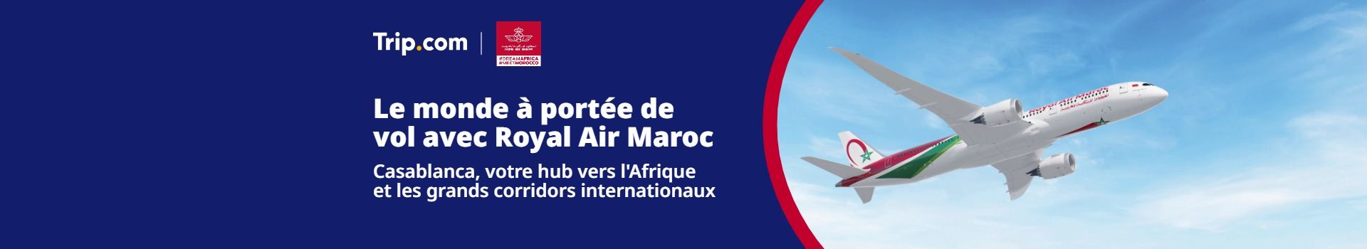 Voyagez avec Royal Air Maroc