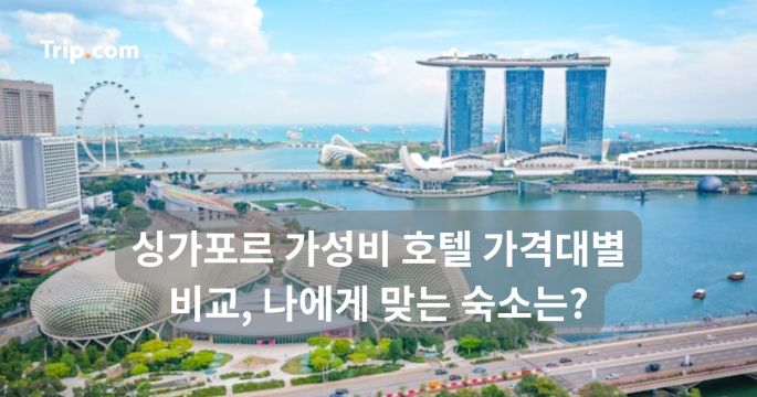 싱가포르 가성비 호텔 가격대별 비교, 나에게 맞는 숙소는? | 트립닷컴